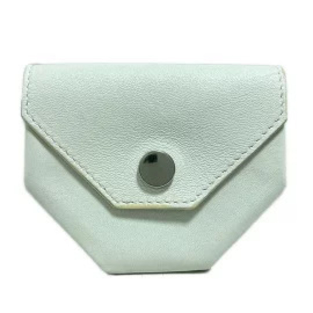BOTTEGA VENETA coin case Wallet White Leather